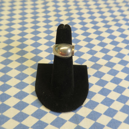 SILVER BULB RING