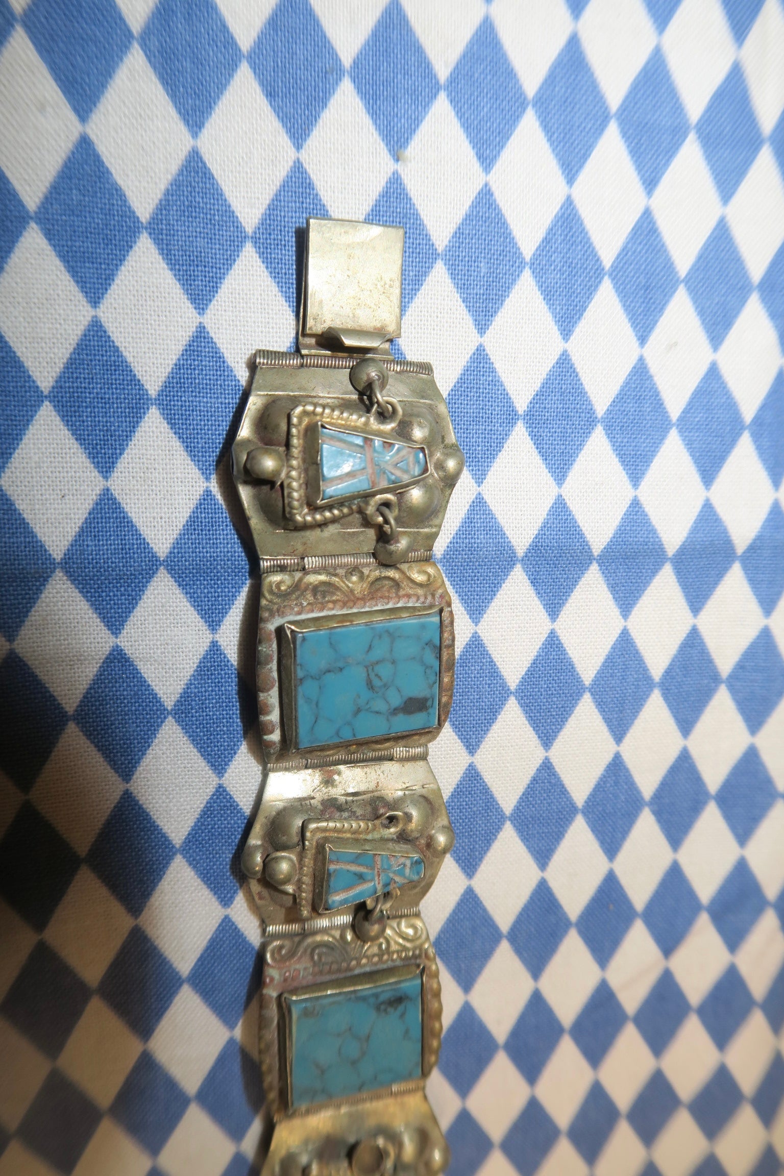 VINTAGE TRIBAL TURQUOISE BRACELET