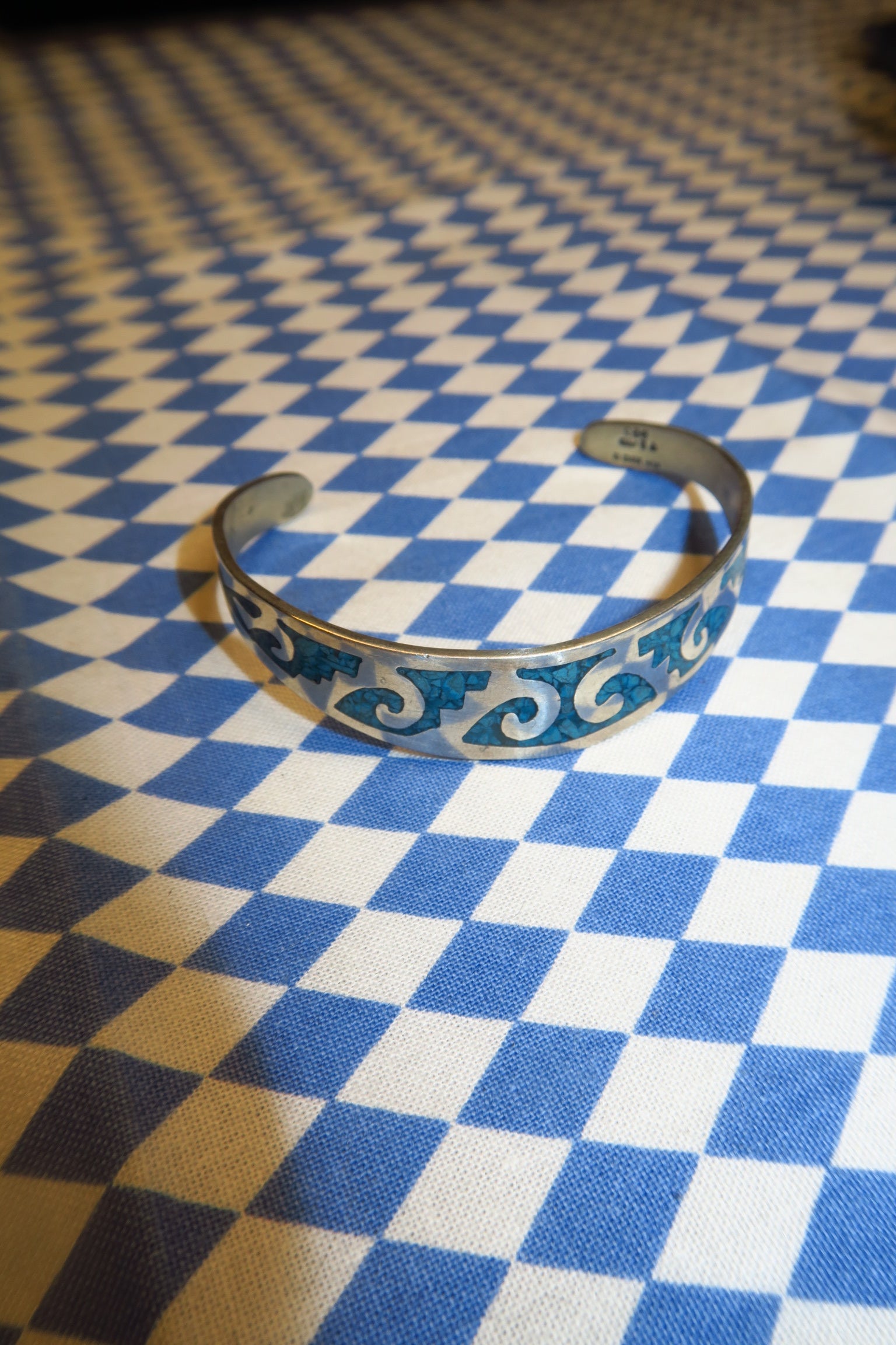 TURQUOISE INLAY CUFF