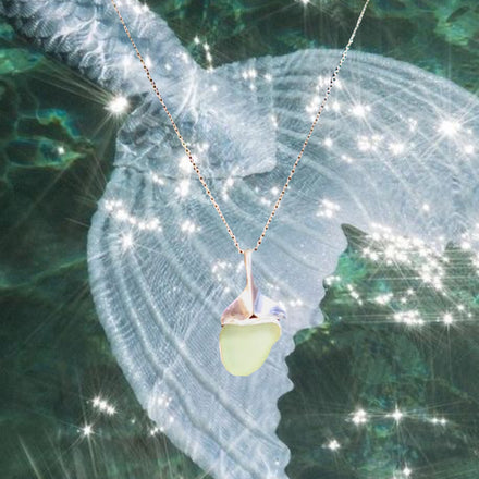 FIN & GLASS PENDANT