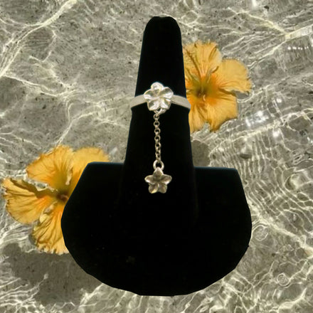 FLOWER DROPLET RING