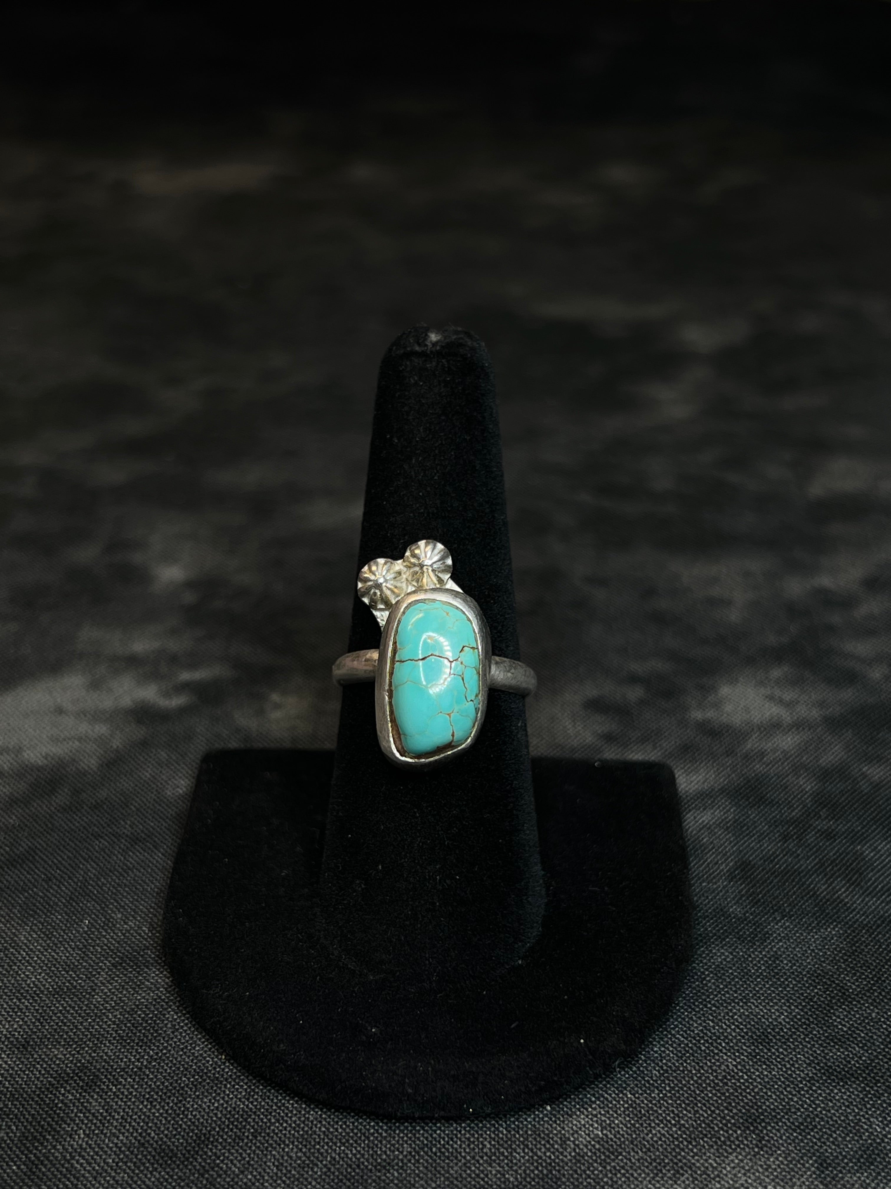 PRICKLY PEAR HEIRLOOM TURQUOISE RING