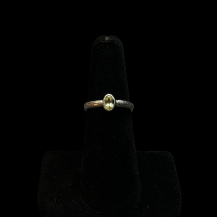 BEZEL SET YELLOW CITRINE