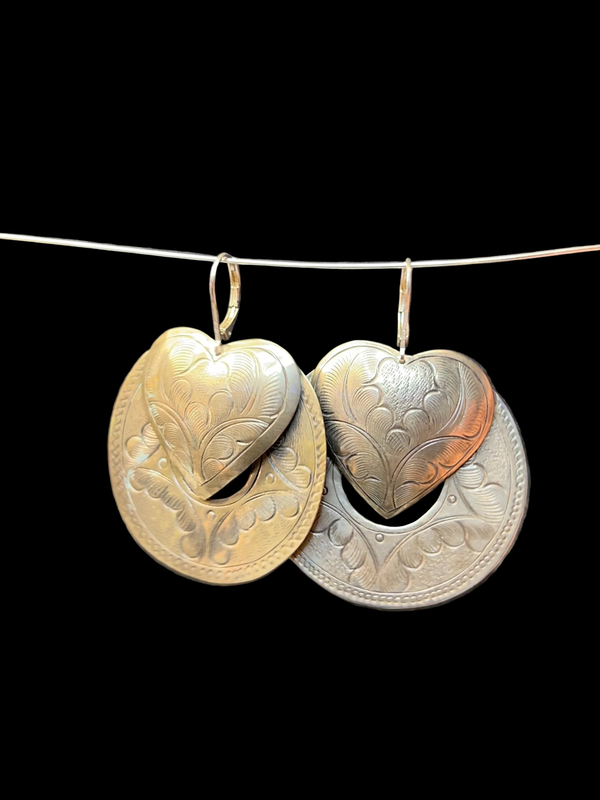 HEART DROP EARRINGS