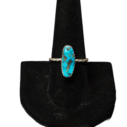 LONG TURQUOISE RING