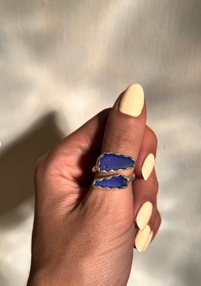 SEA GLASS ADJUSTABLE STACKER