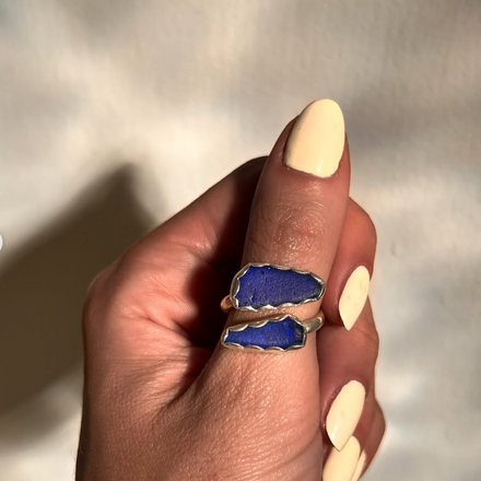 SEA GLASS ADJUSTABLE STACKER